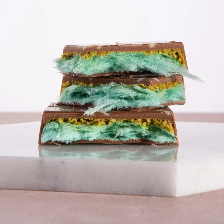 New Blue Sky Viral Angel Hair Dubai Chocolate Cotton Candy