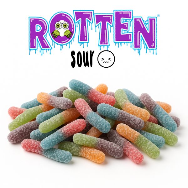 Sour Gummy Worms by Rotten 1.8oz