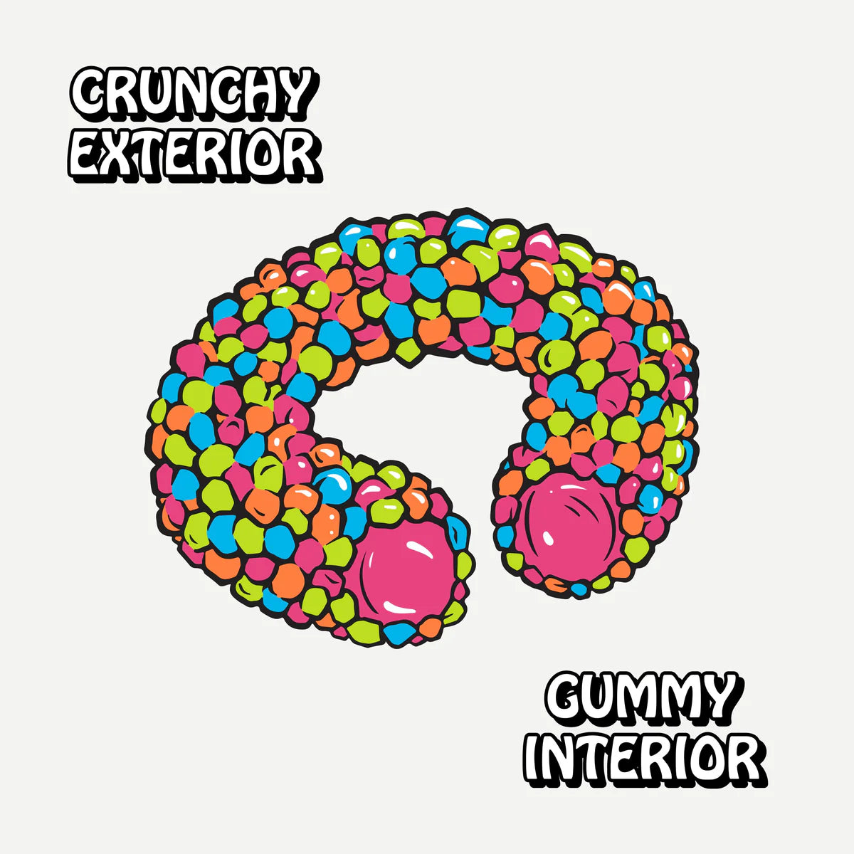 Original Gummy Cruncheez by Rotten 1.8oz
