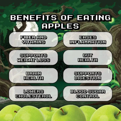 Level 4 Green Apple Dried Fruit Sour Snack by Final Boss
