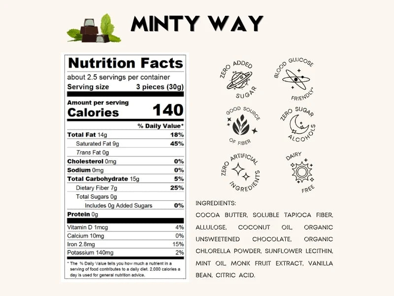 Minty Way, Nebula Sugar Free Snacks