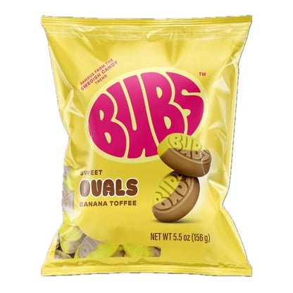BUBS Swedish Foam Candy Banana Toffee