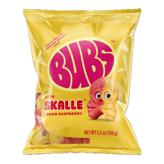 BUBS Swedish Foam Candy Lemon Raspberry