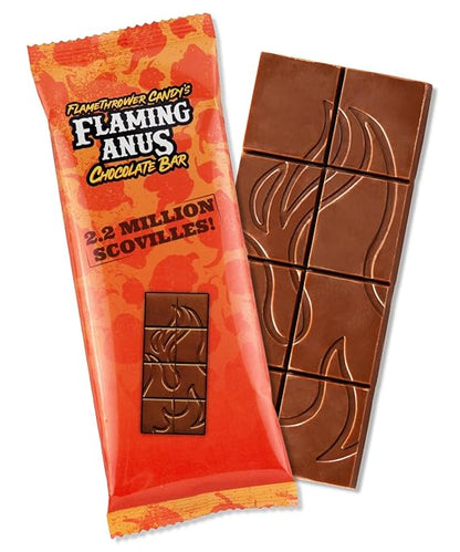 Flaming Anus Chocolate Bar by FlameThrower Candy's