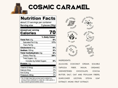 Cosmic Caramel, Nebula Sugar Free Snacks