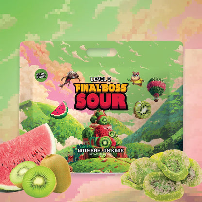 Level 3 Watermelon Kiwis Dried Fruit Snacks by Final Boss