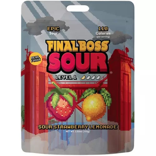 Final Boss Sour LV 1 Sour Strawberry Lemonade