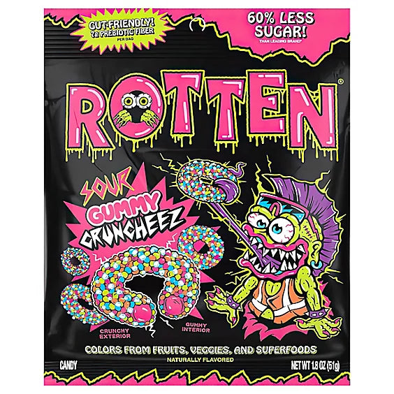 Rotten Spicy Sour Gummy Cruncheez