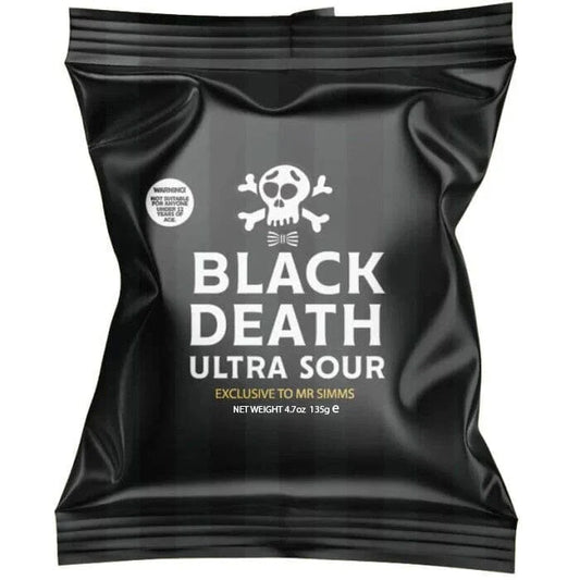 Mr. Simms Sweet Shoppe: Black Death Ultra Sour Hard Candy