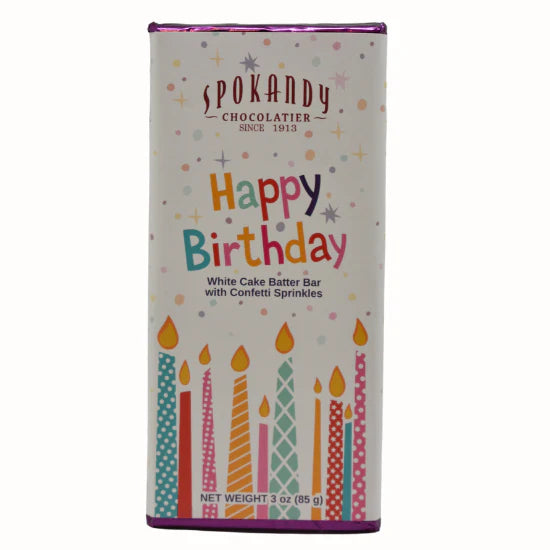 Birthday Cake Batter Candy Bar By Spokandy