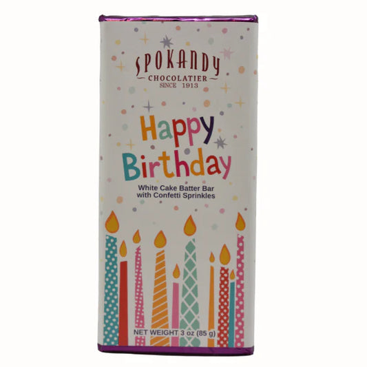 Birthday Cake Batter Candy Bar By Spokandy