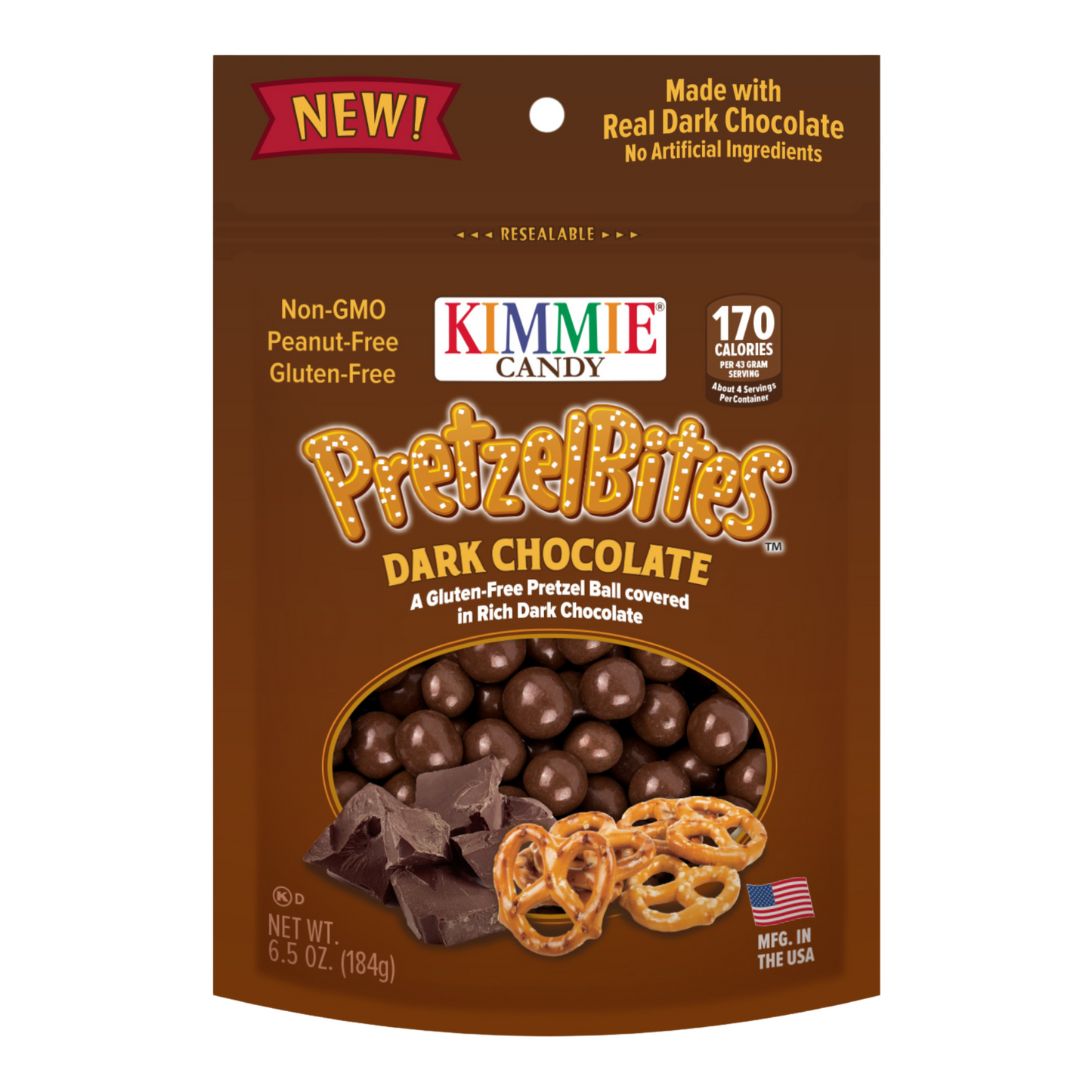 Pretzelbites - Dark Chocolate Candy