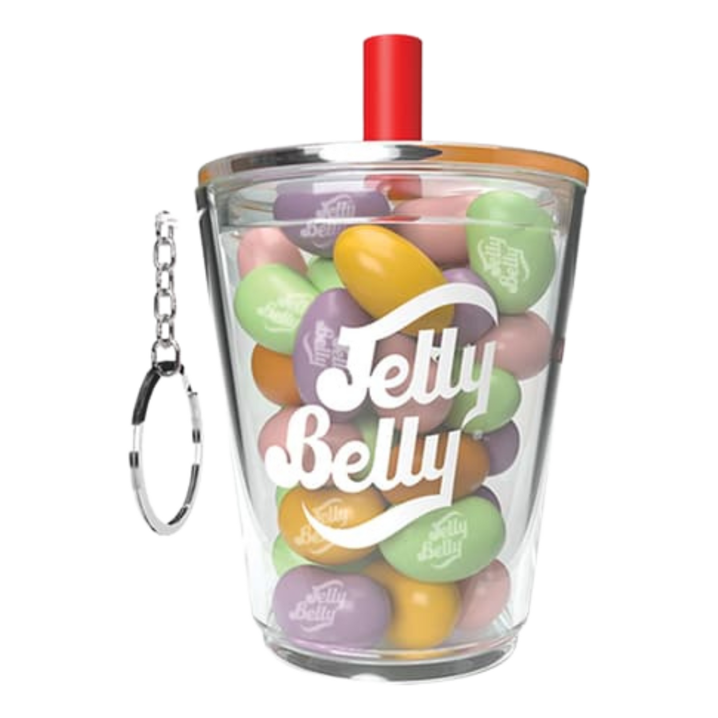 Boba Milk Tea Cup Keychain Jelly Beans by Jelly Belly