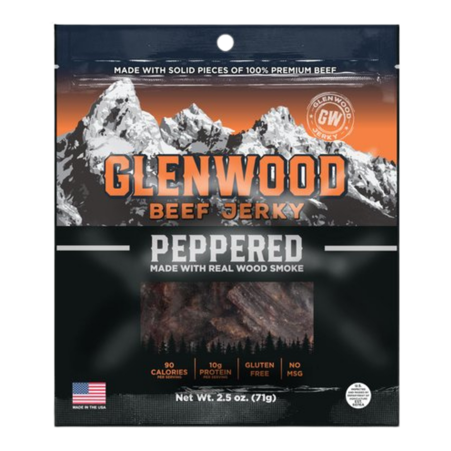 Peppered Beef Jerky by Glenwood