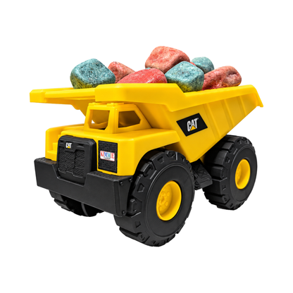 ChocoBoulders in a CAT Dump Truck