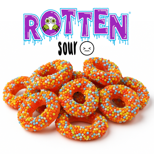 Sour Gummy Cruncheez by Rotten  1.8oz