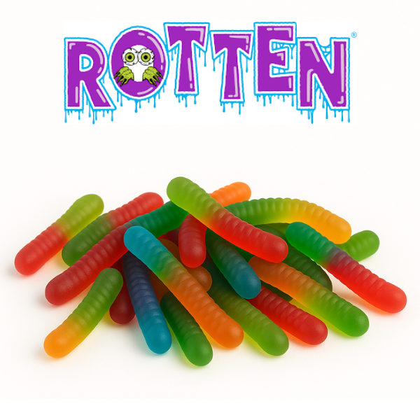 Original Gummy  Worms by Rotten  1.8oz