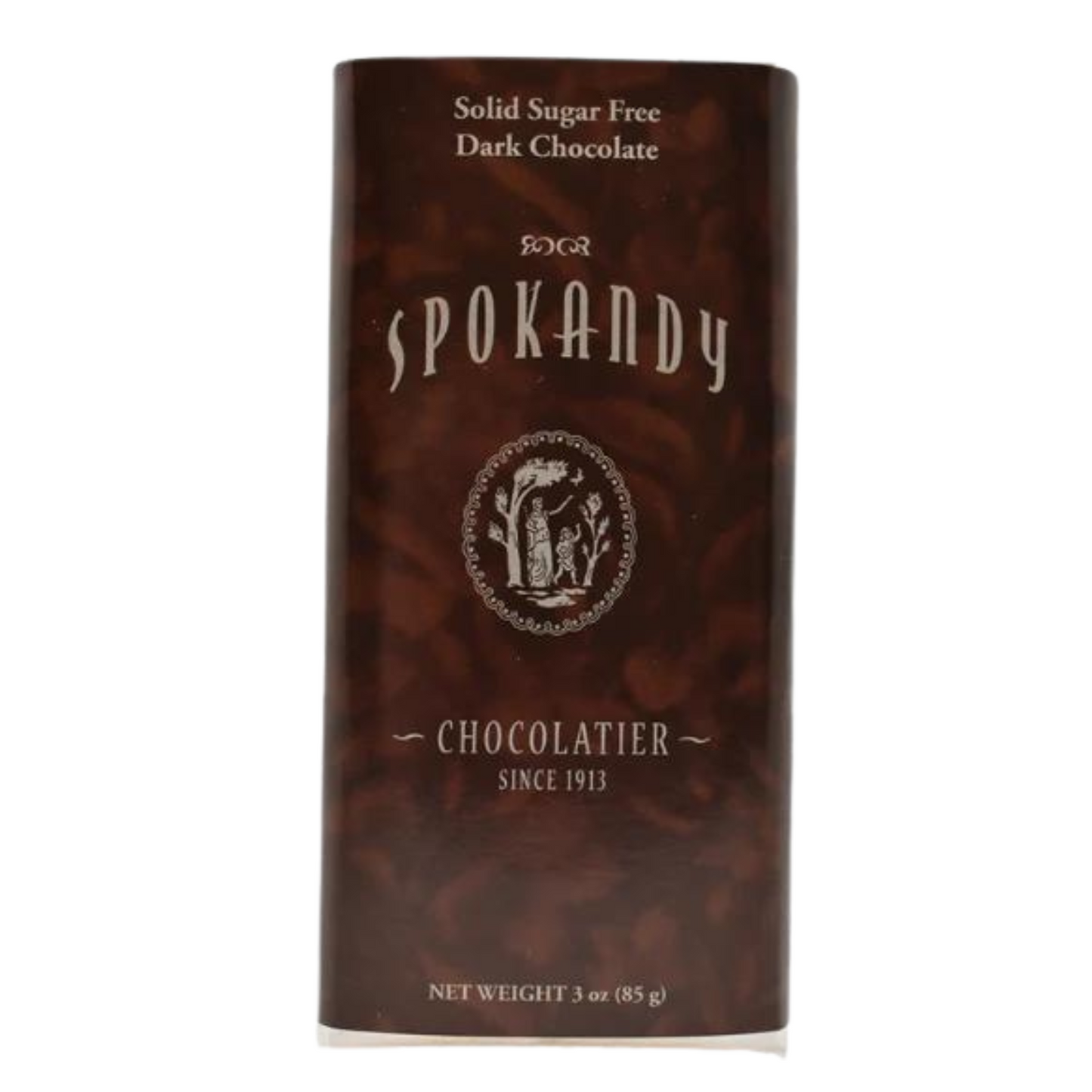 Dark Chocolate (Sugar-Free) Candy Bar by Spokandy