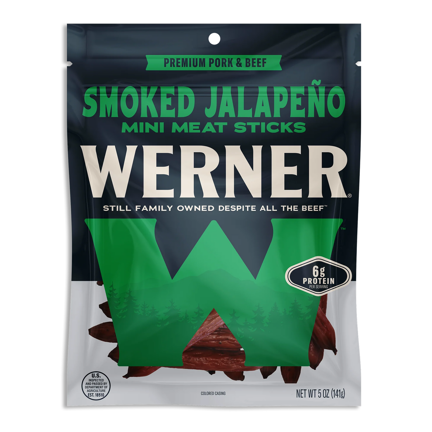 Smoked jalapeño mini meat sticks 5oz